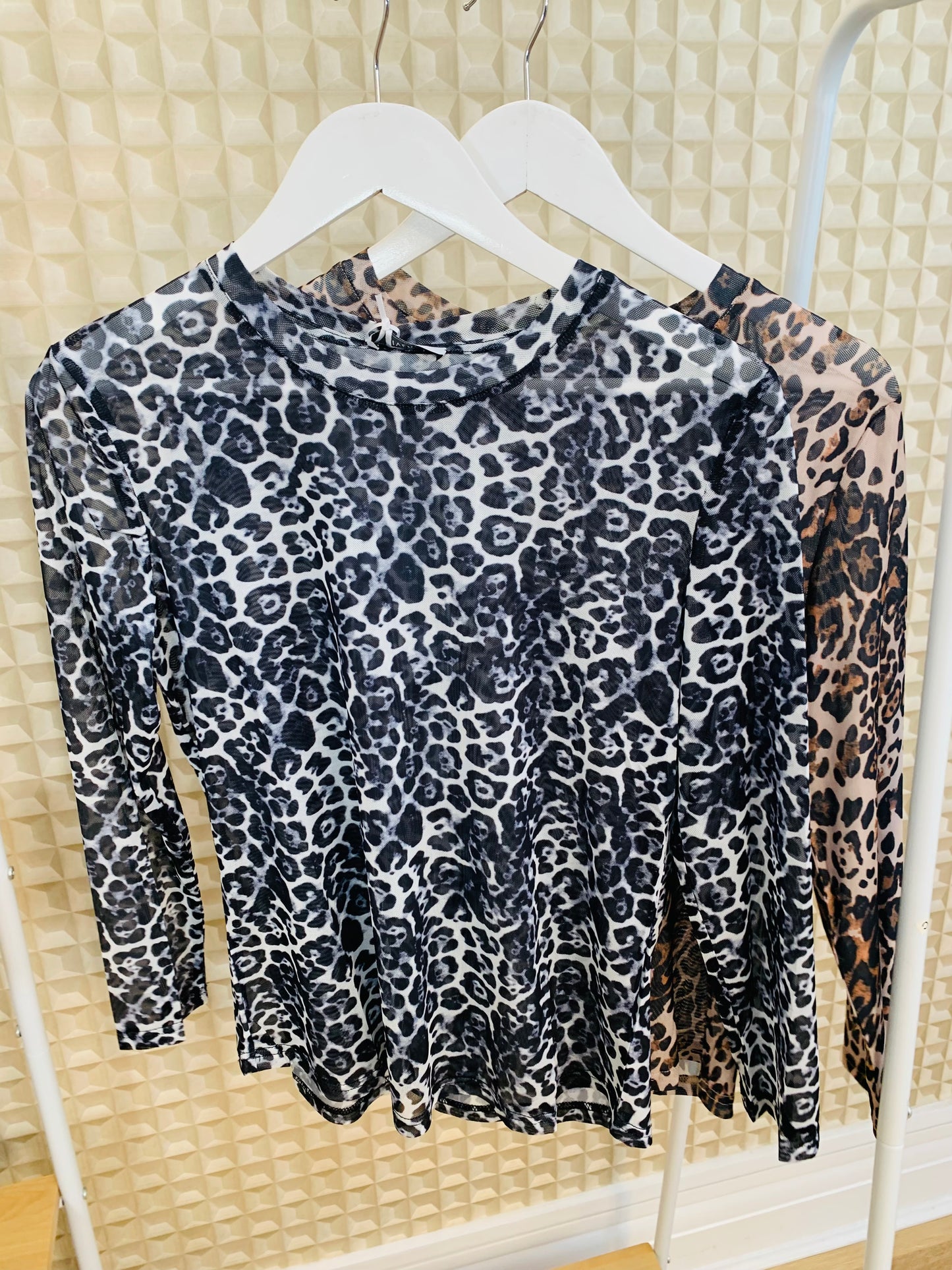 Diverse Animal Net Top