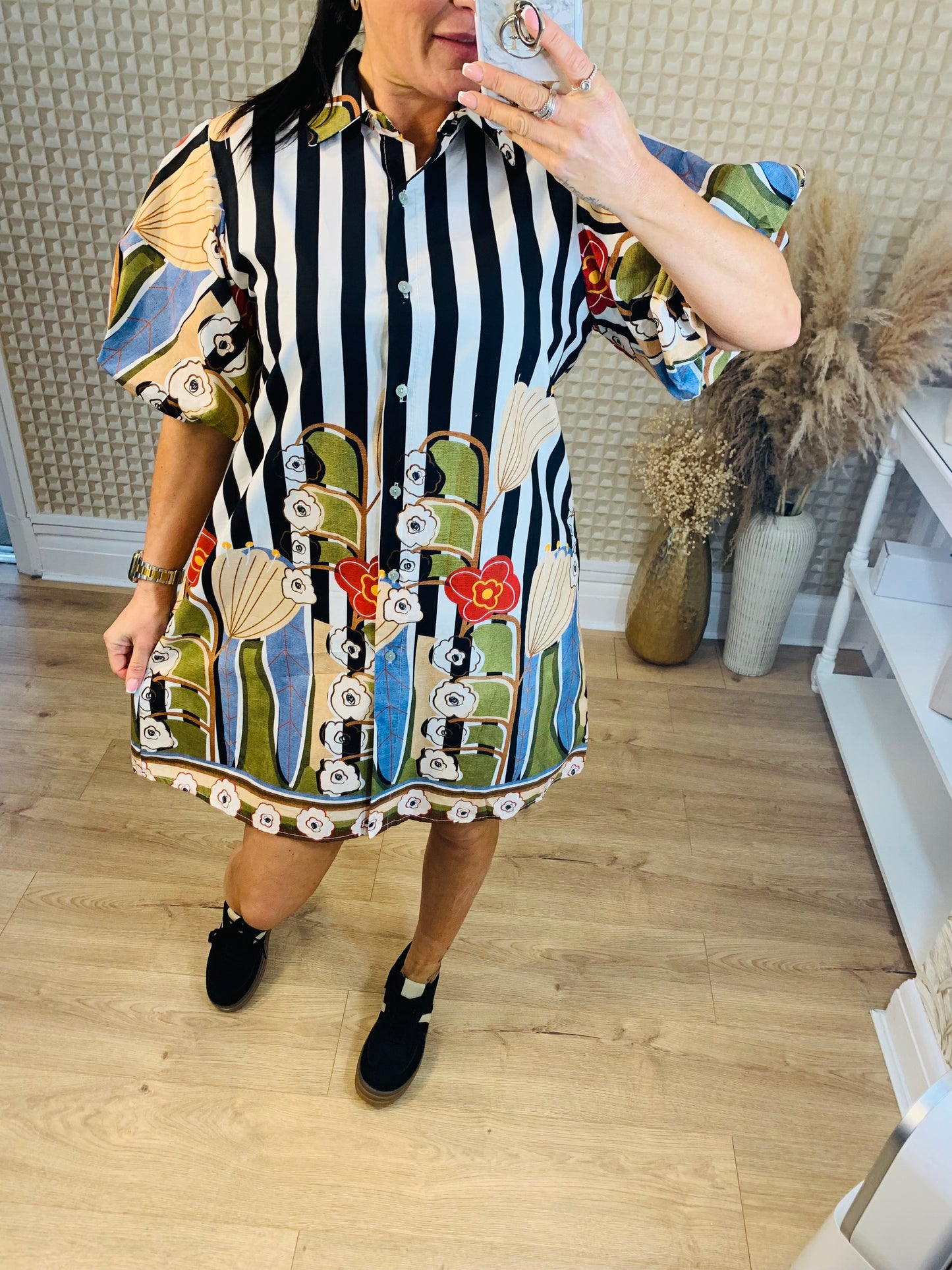 Zeta Shirt Dress