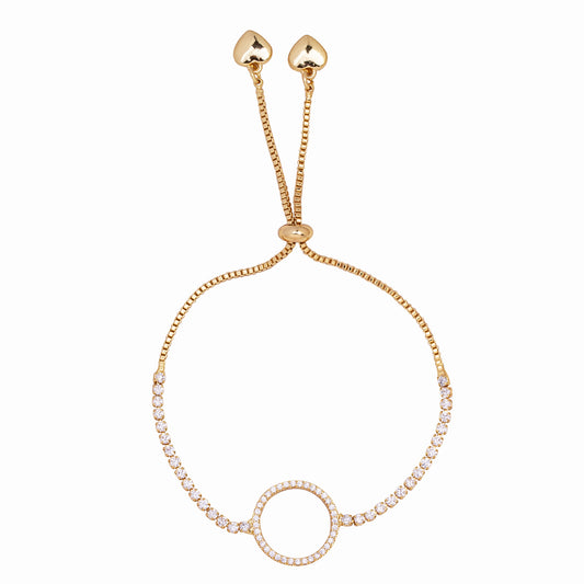 Circle Of Life Gold Diamond Bracelet