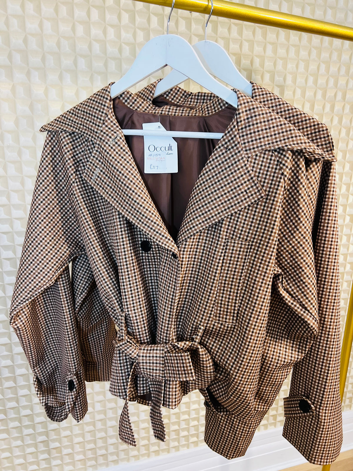 Occult Check Jacket