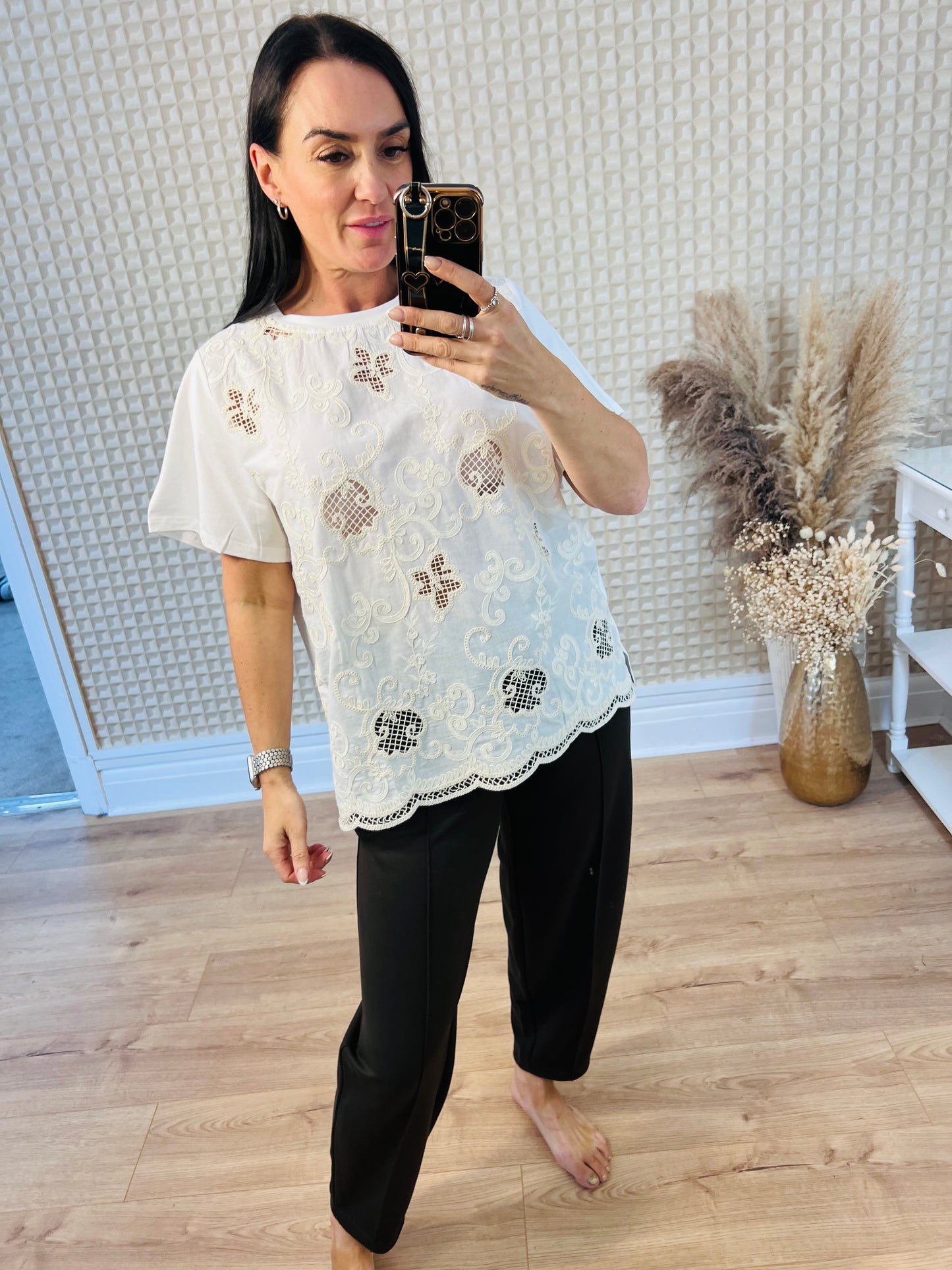 Embroidered Tee