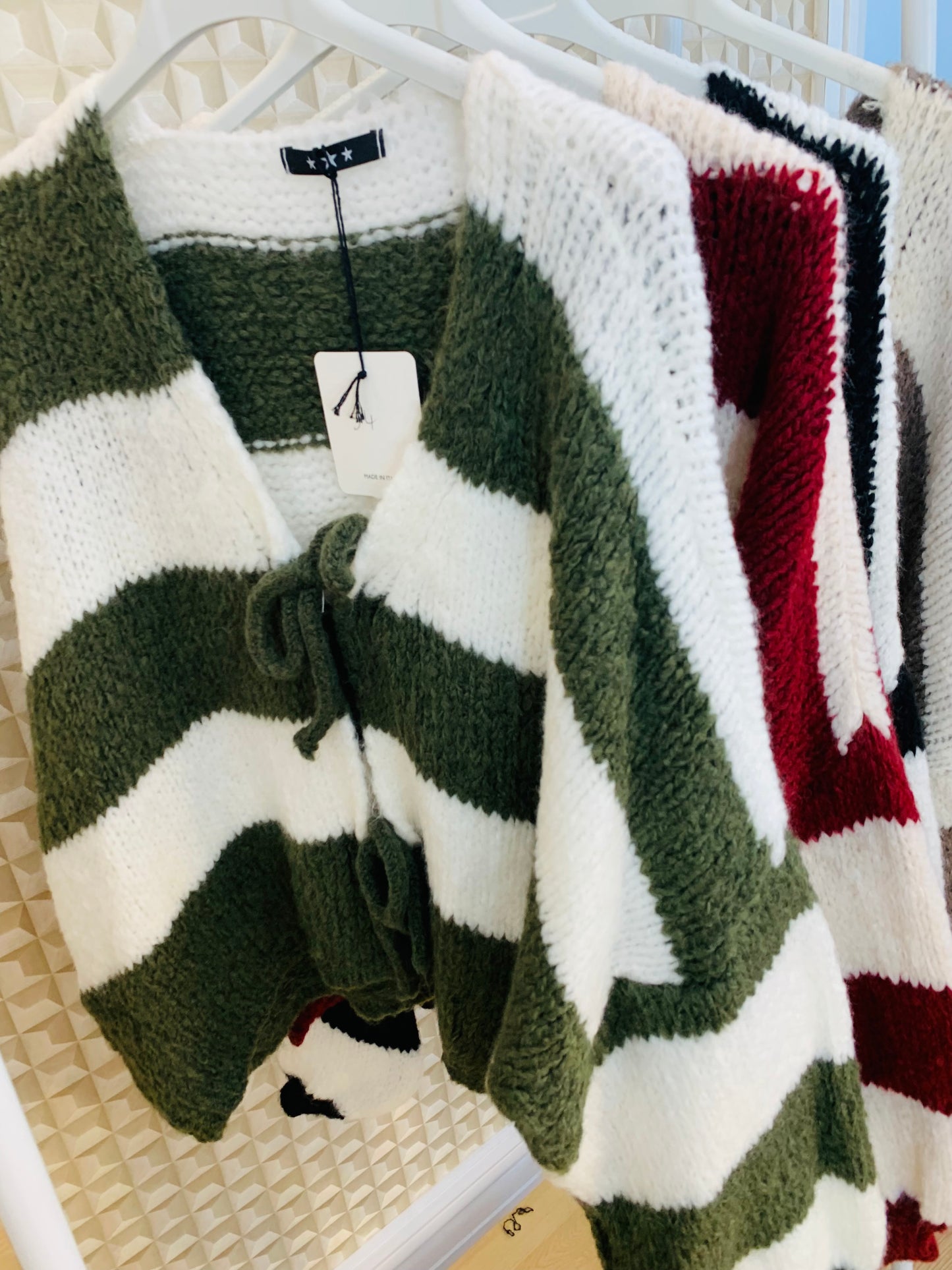 Chunky Striped Cardy