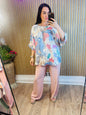 Pattern Flower Top