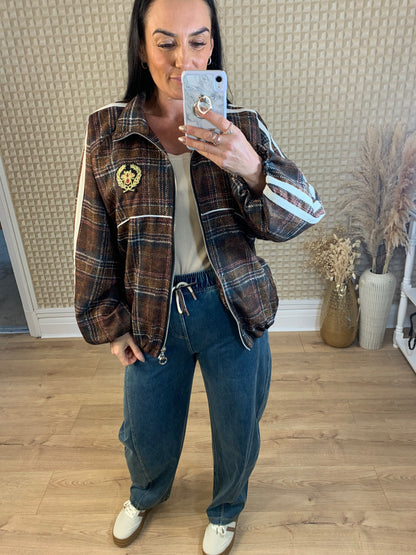 Zeta Plaid Bomber