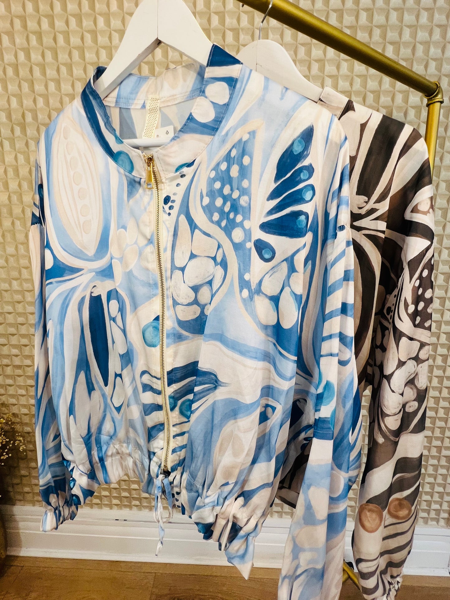 Silk Print Jacket