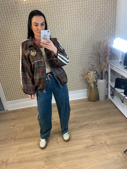 QED denim barrel leg