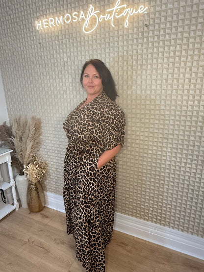 Leopard Curve Dress