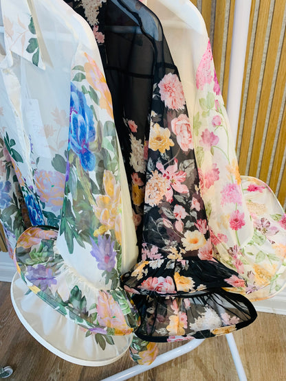 Diverse Chiffon Frill Sleeve