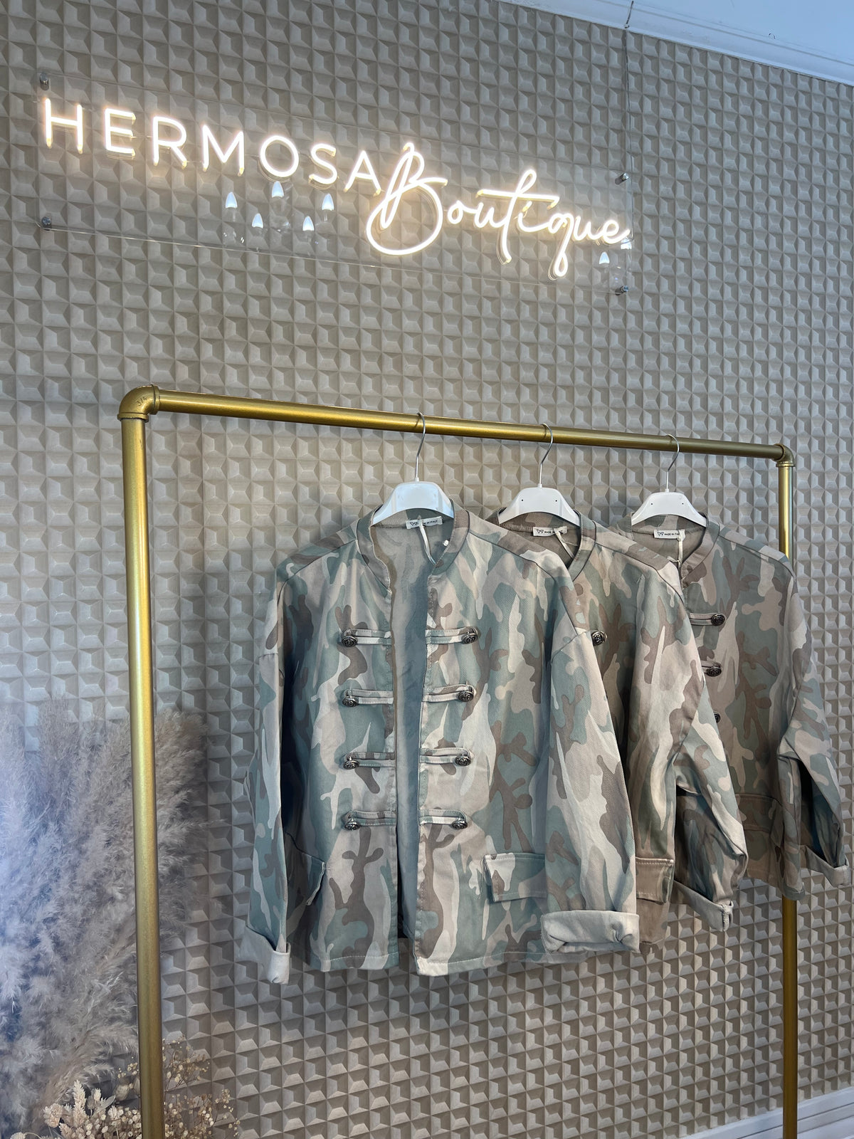 Military Style Camo Jacket