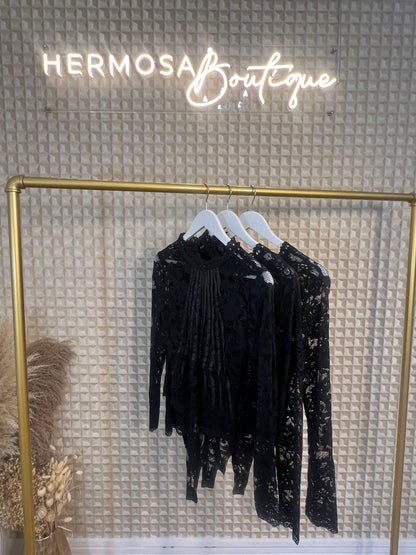 Black Lace Bodysuit
