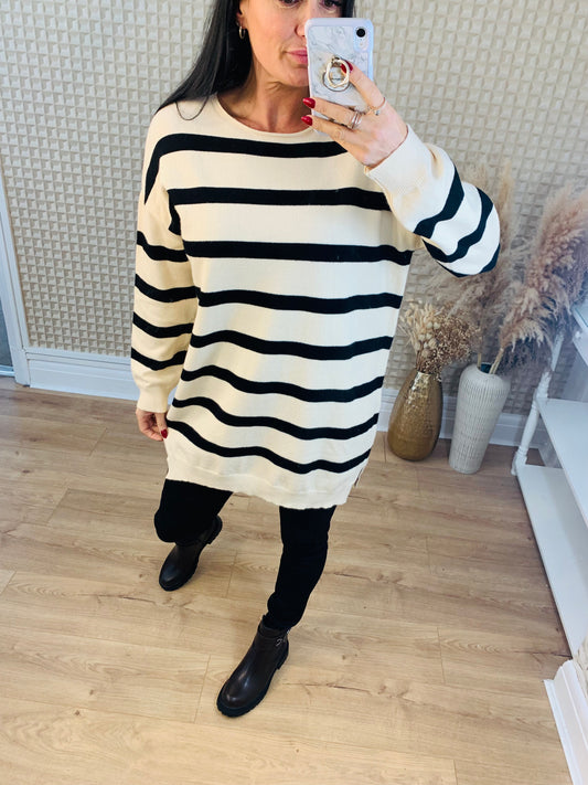 Striped Basic Jumper