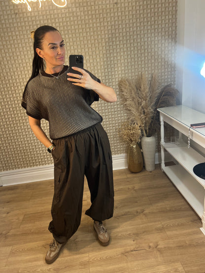 Diverse Stripe Knit Top