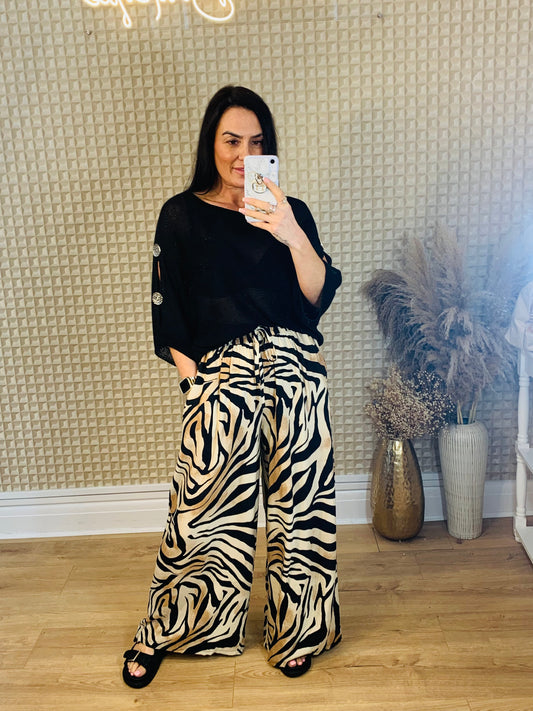 Zebra Pants