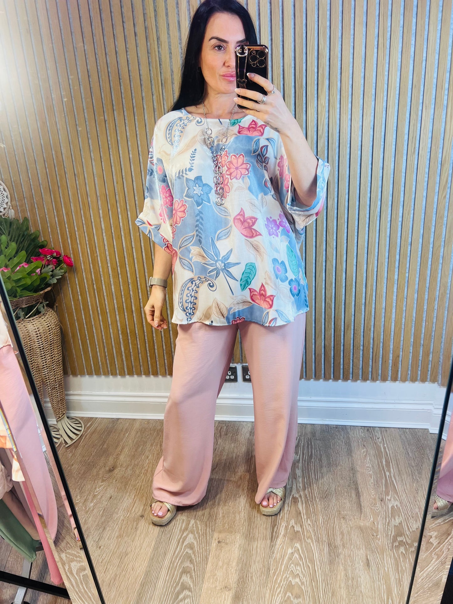 Pattern Flower Top