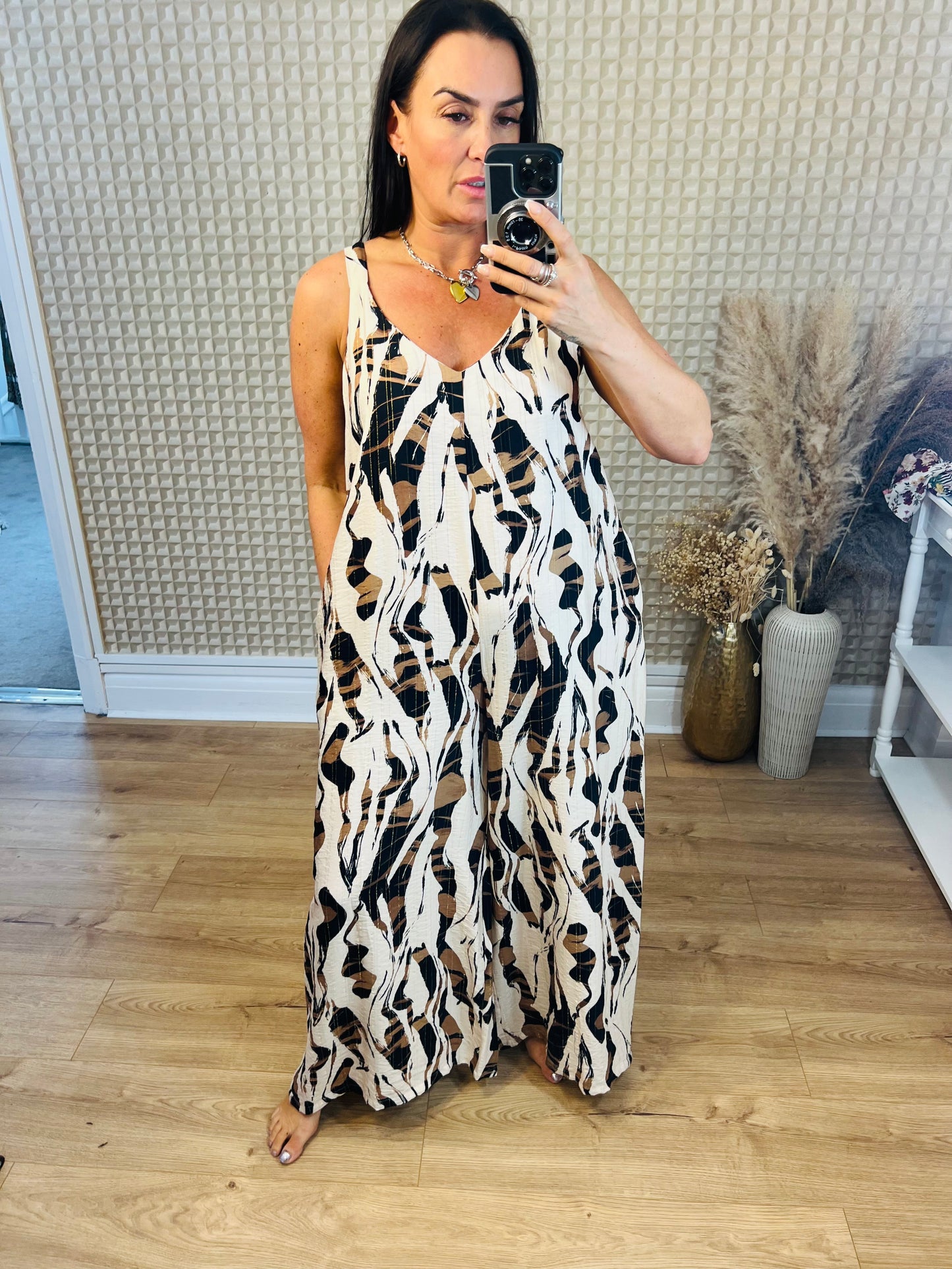 Abstract Jumpsuit