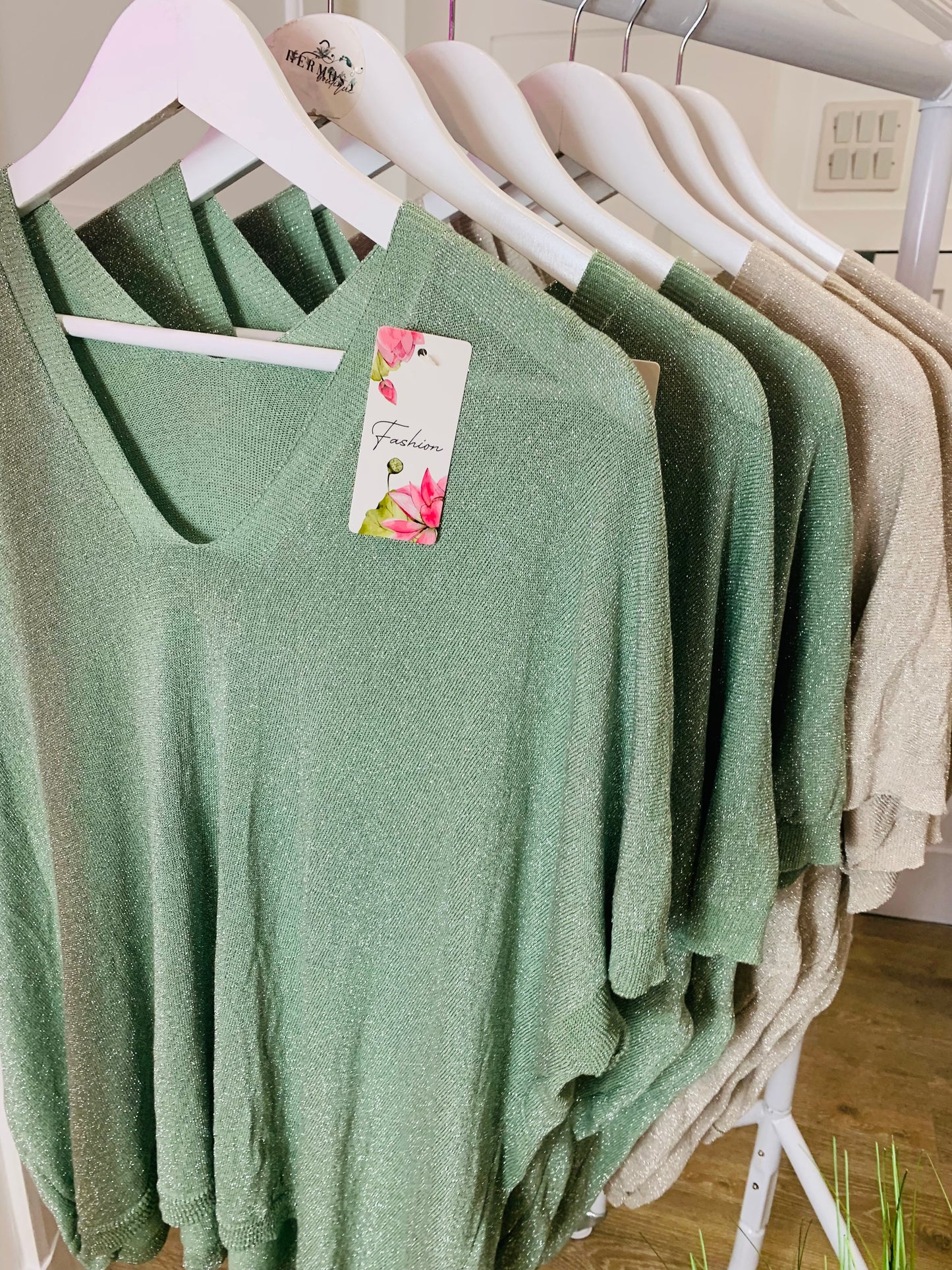 Spring Sparkle V Neck
