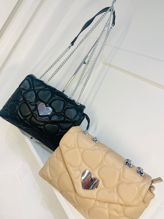 Heart crossbody bag