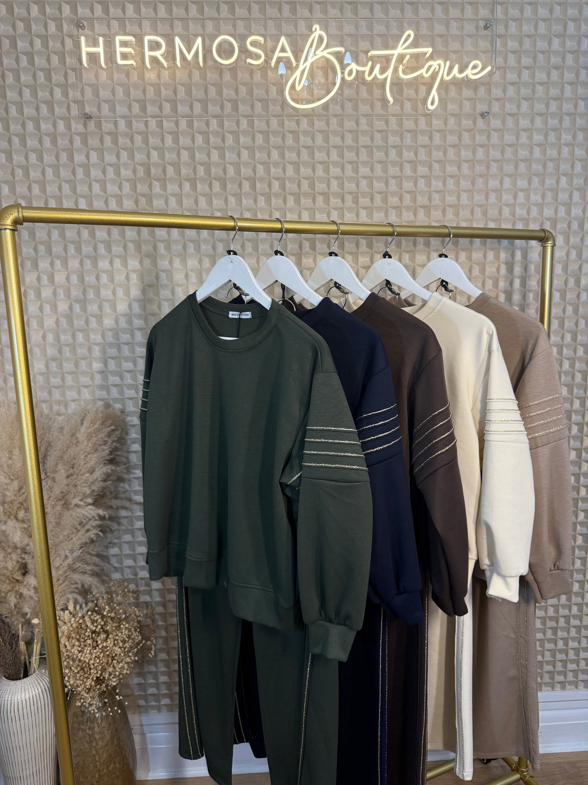 Gold Trim 2 Piece track suit