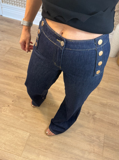 Toxic Paris Wide Leg Jeans