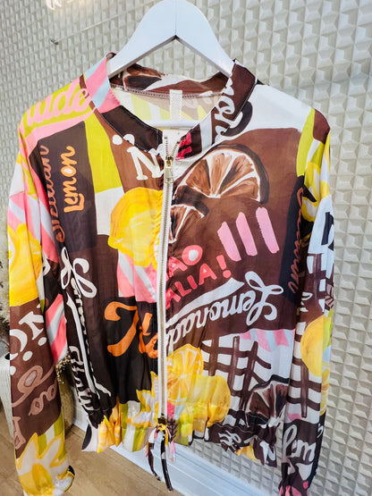 Lemon Silk Jacket
