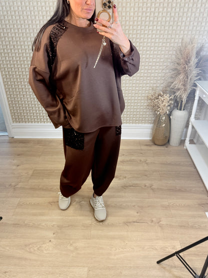 Sequin Trim Tracky