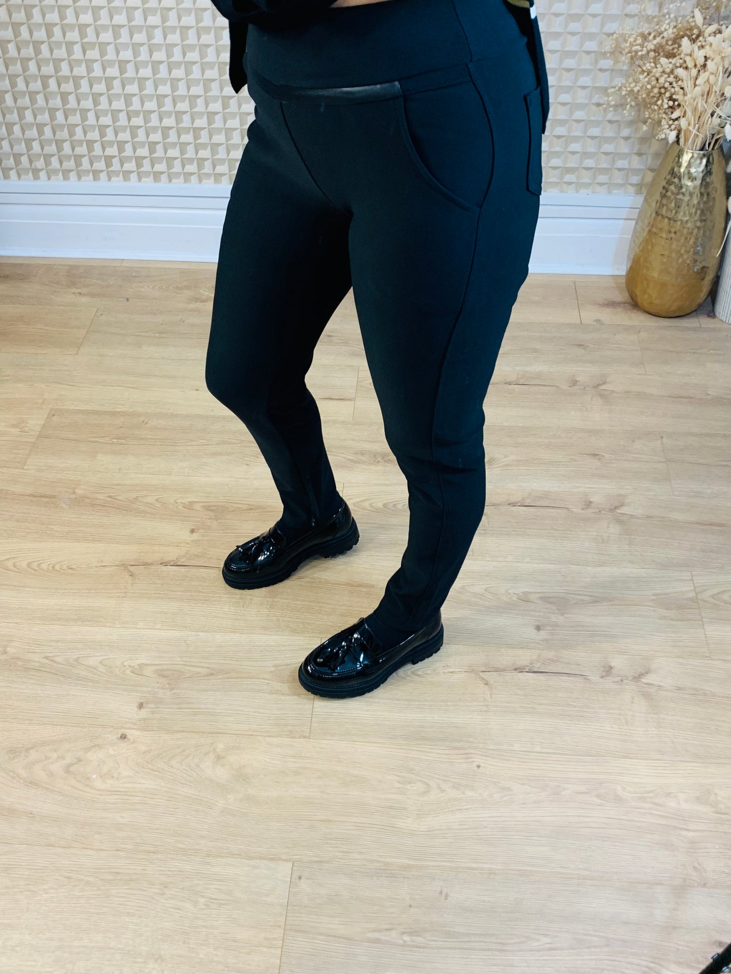 Black Work Work Pants