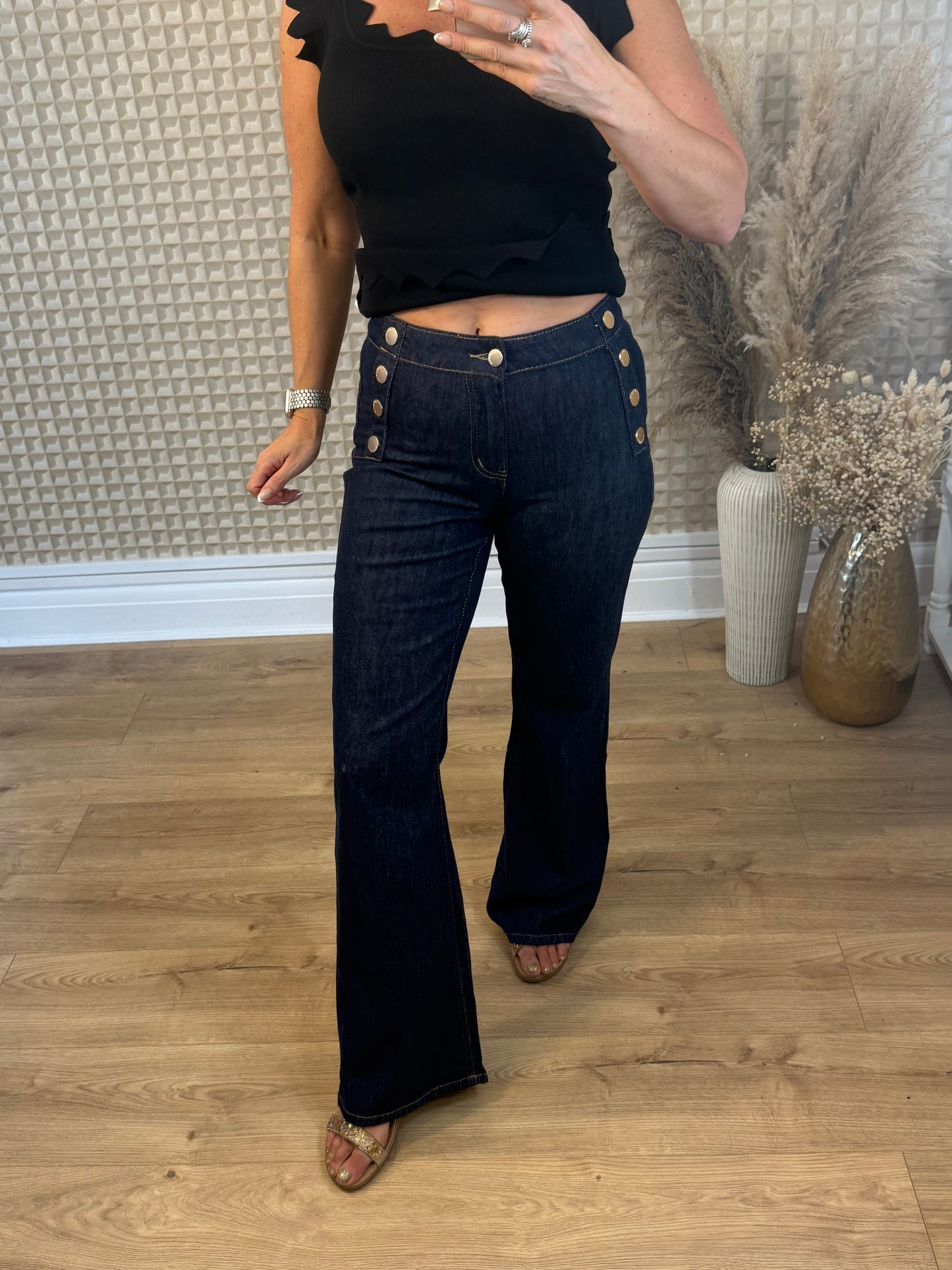 Toxic Paris Wide Leg Jeans