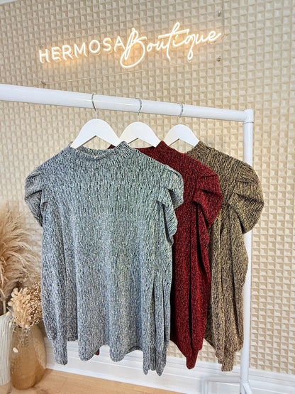 Metallic Stretch Top