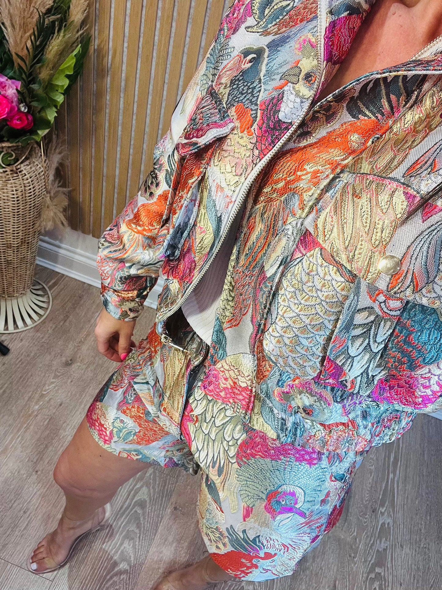 Twit Twoo Bomber Jacket Pink
