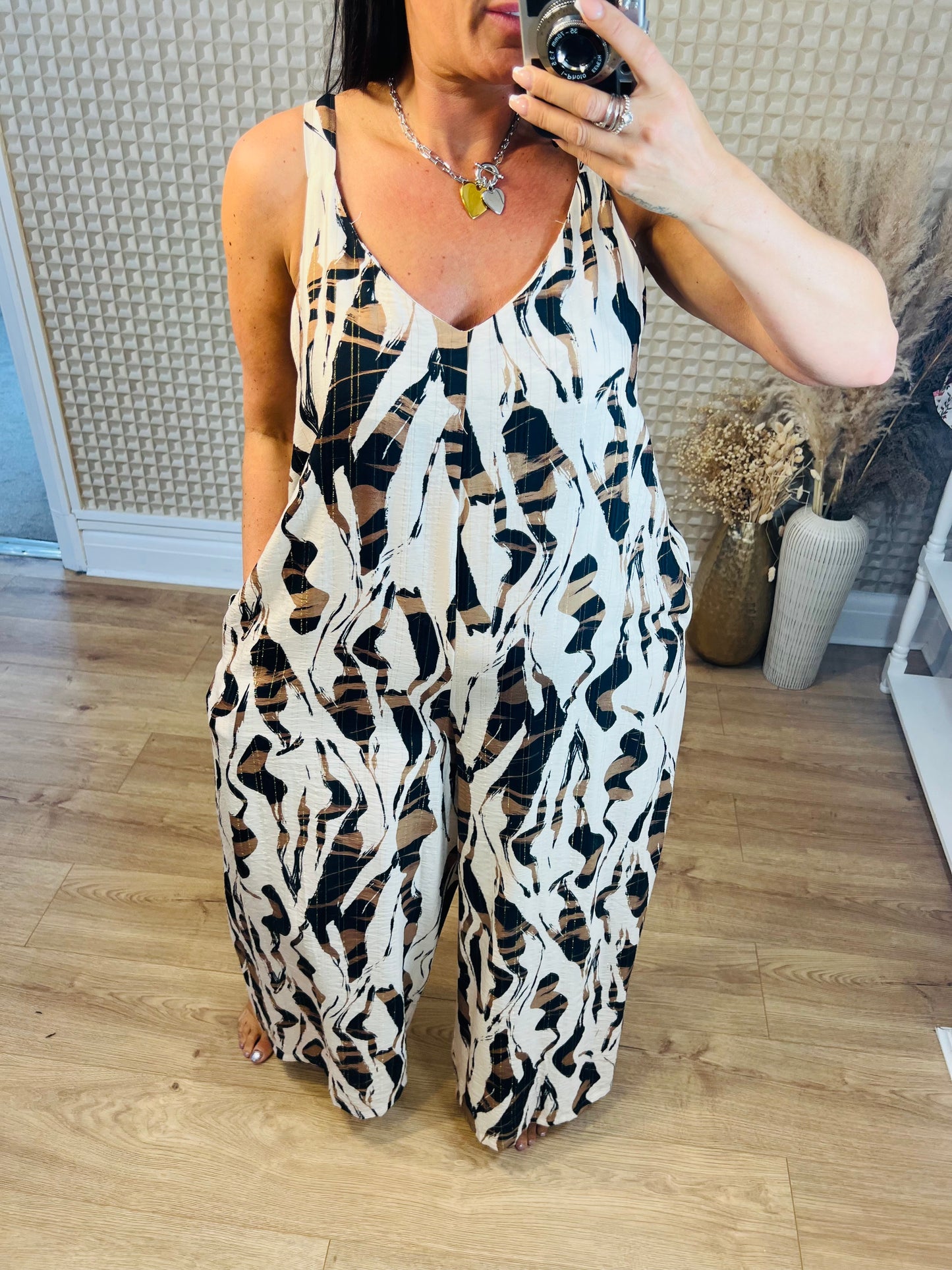 Abstract Jumpsuit