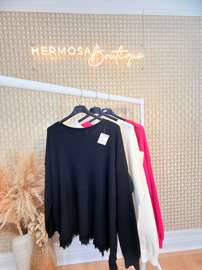 Fringe Edged Jumper