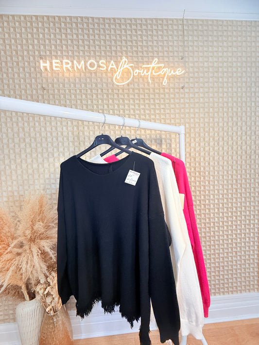 Fringe Edged Jumper