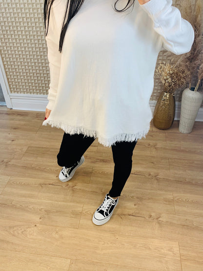 Fringe Edged Jumper