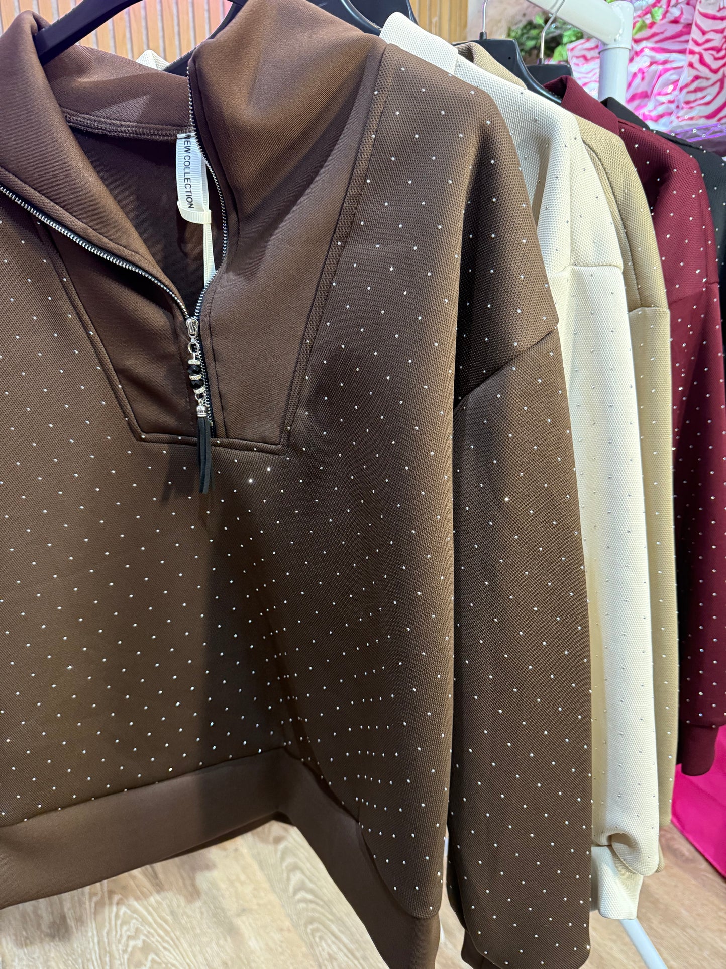 My Style Sparkle Zip Top