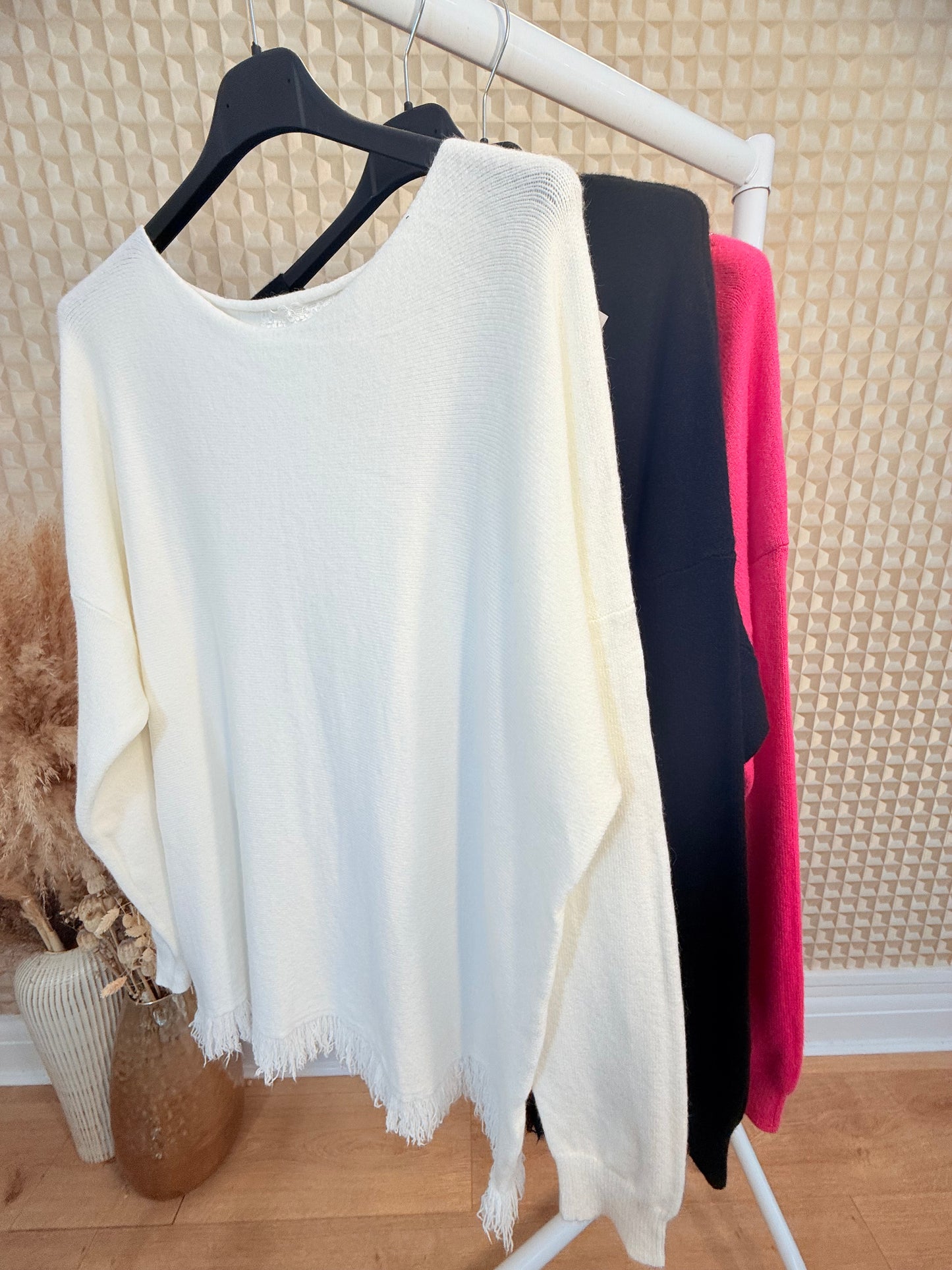 Fringe Edged Jumper