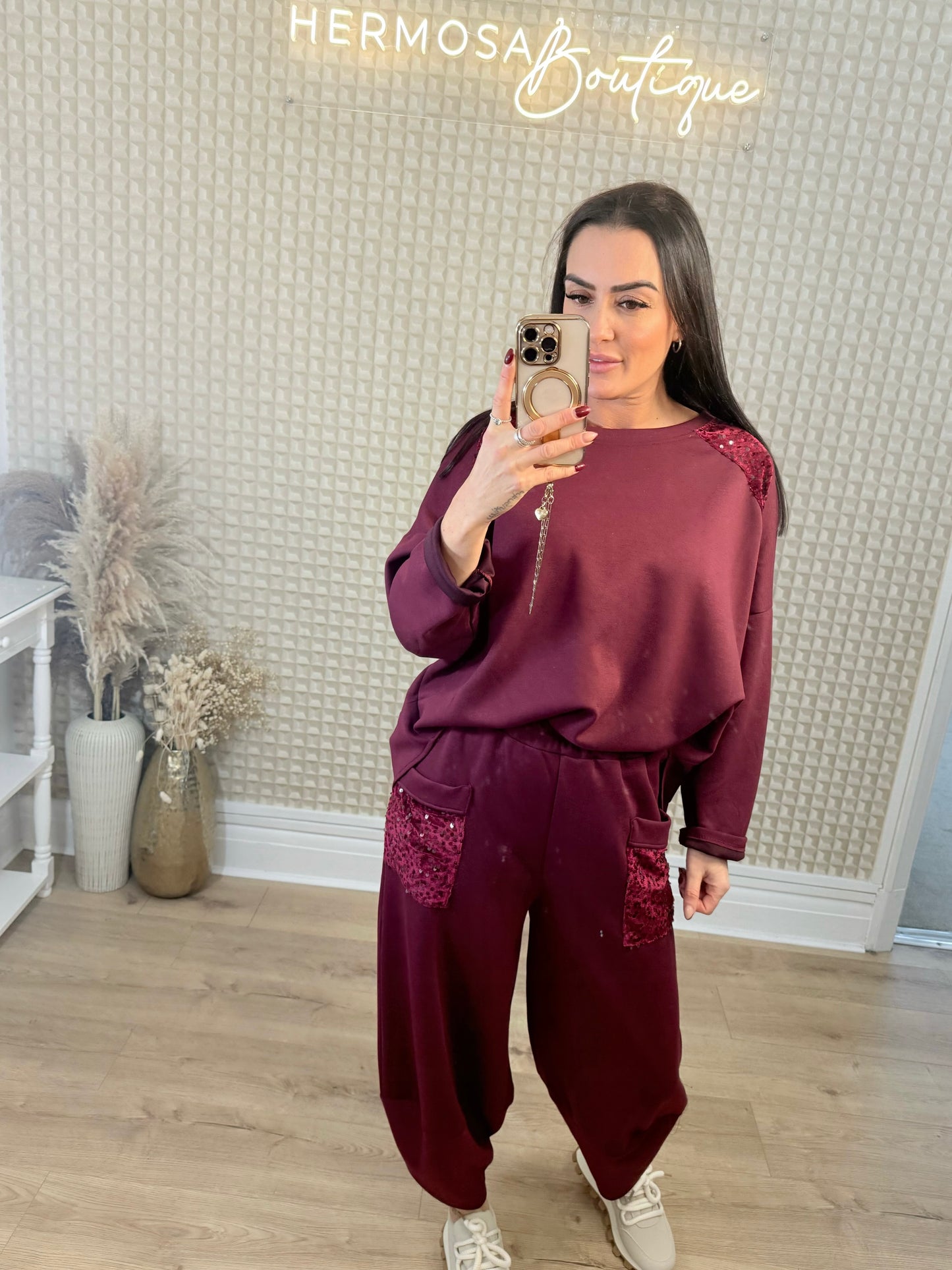 Sequin Trim Tracky