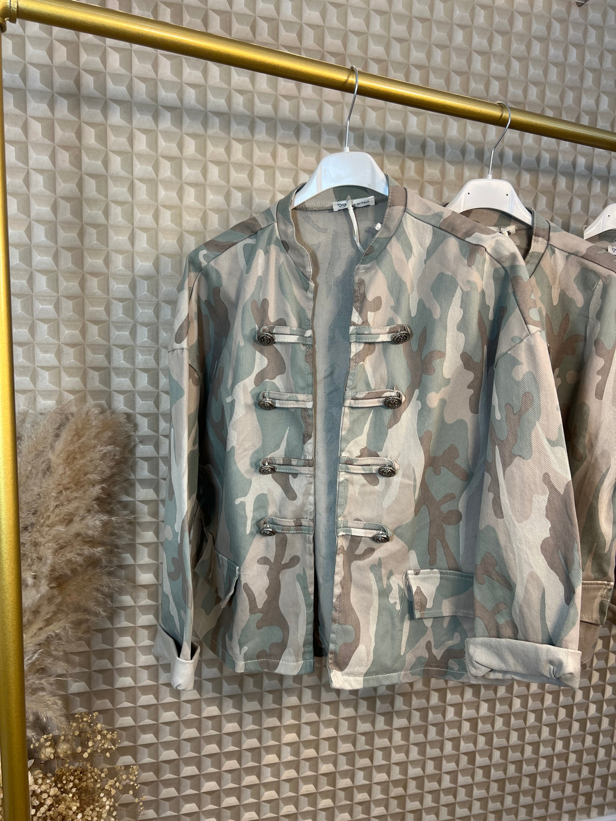 Military Style Camo Jacket