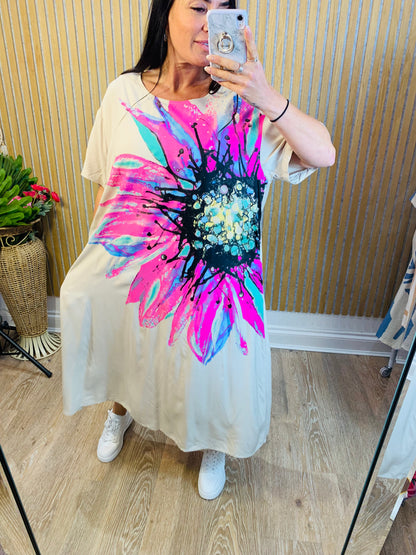 Flower Splash Dress