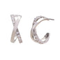 Kimberley Silver Hoop Earrings