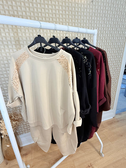 Sequin Trim Tracky