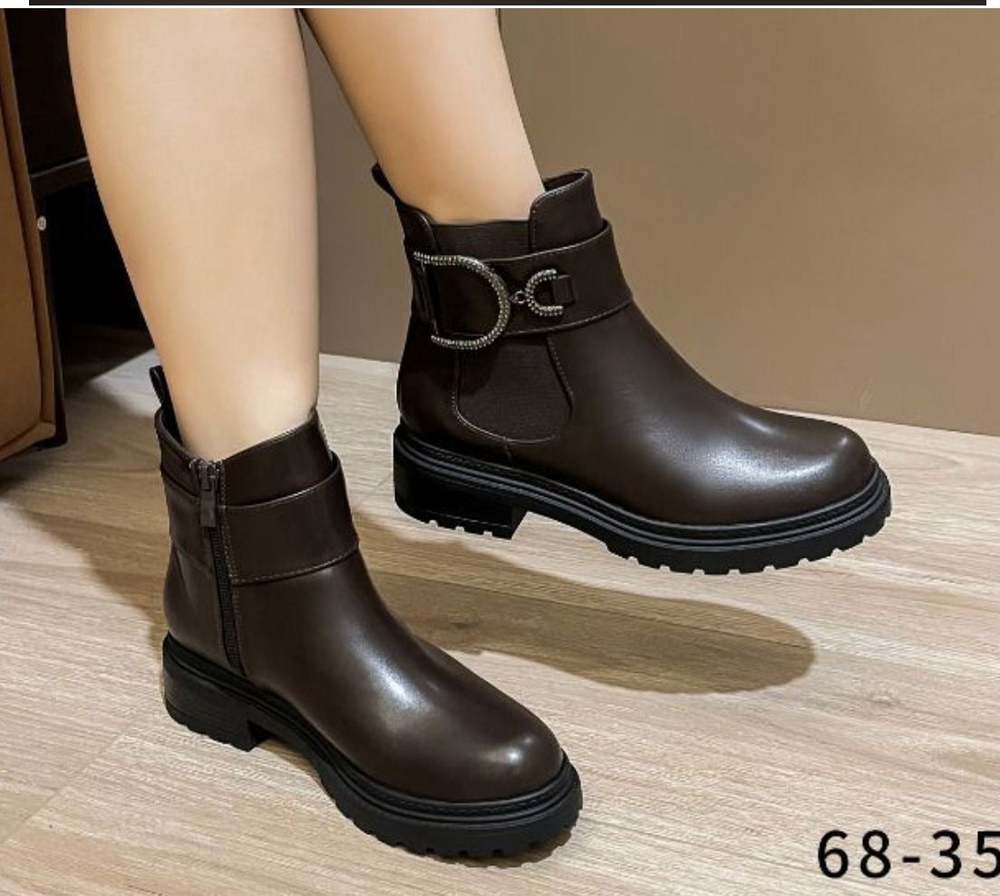 Brown D Boots