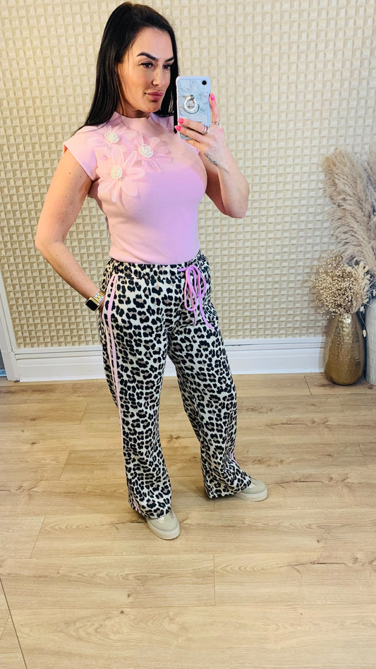 Lilly Mae Pink Flower Top