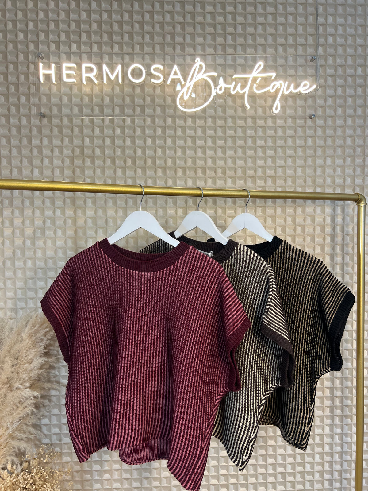 Diverse Stripe Knit Top