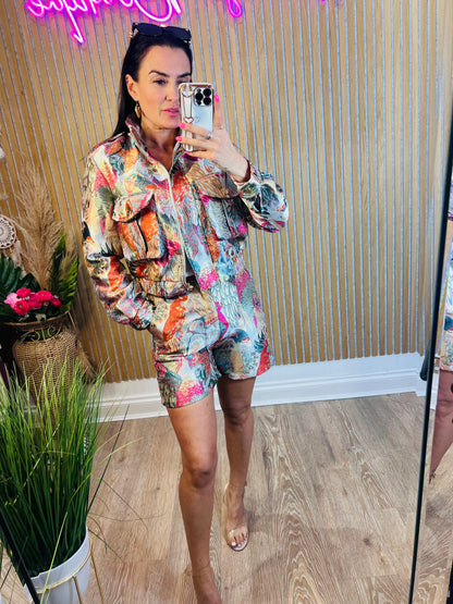 Twit Twoo Bomber Jacket Pink