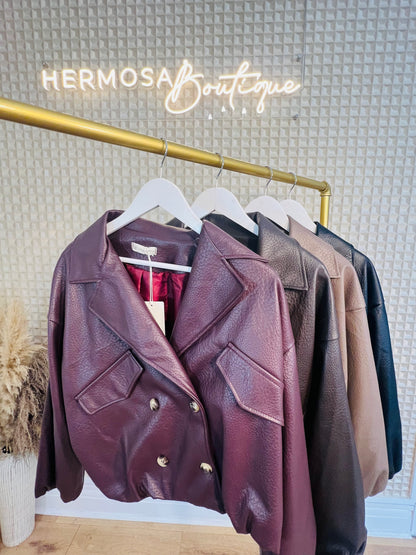 Zara inspired Pleather Jacket