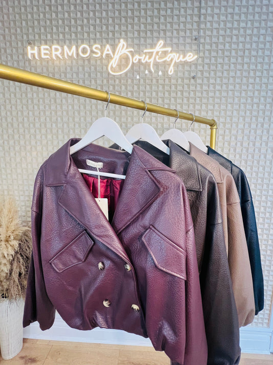 Zara inspired Pleather Jacket