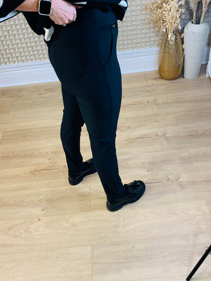 Black Work Work Pants