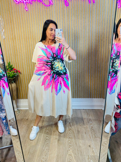 Flower Splash Dress