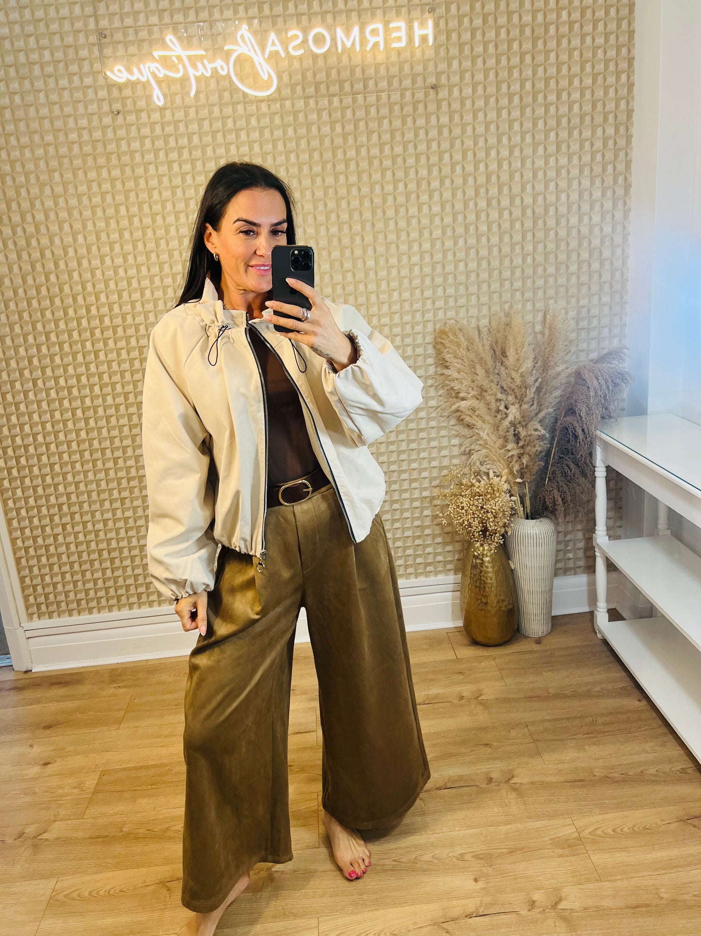Ruffle collar Jacket