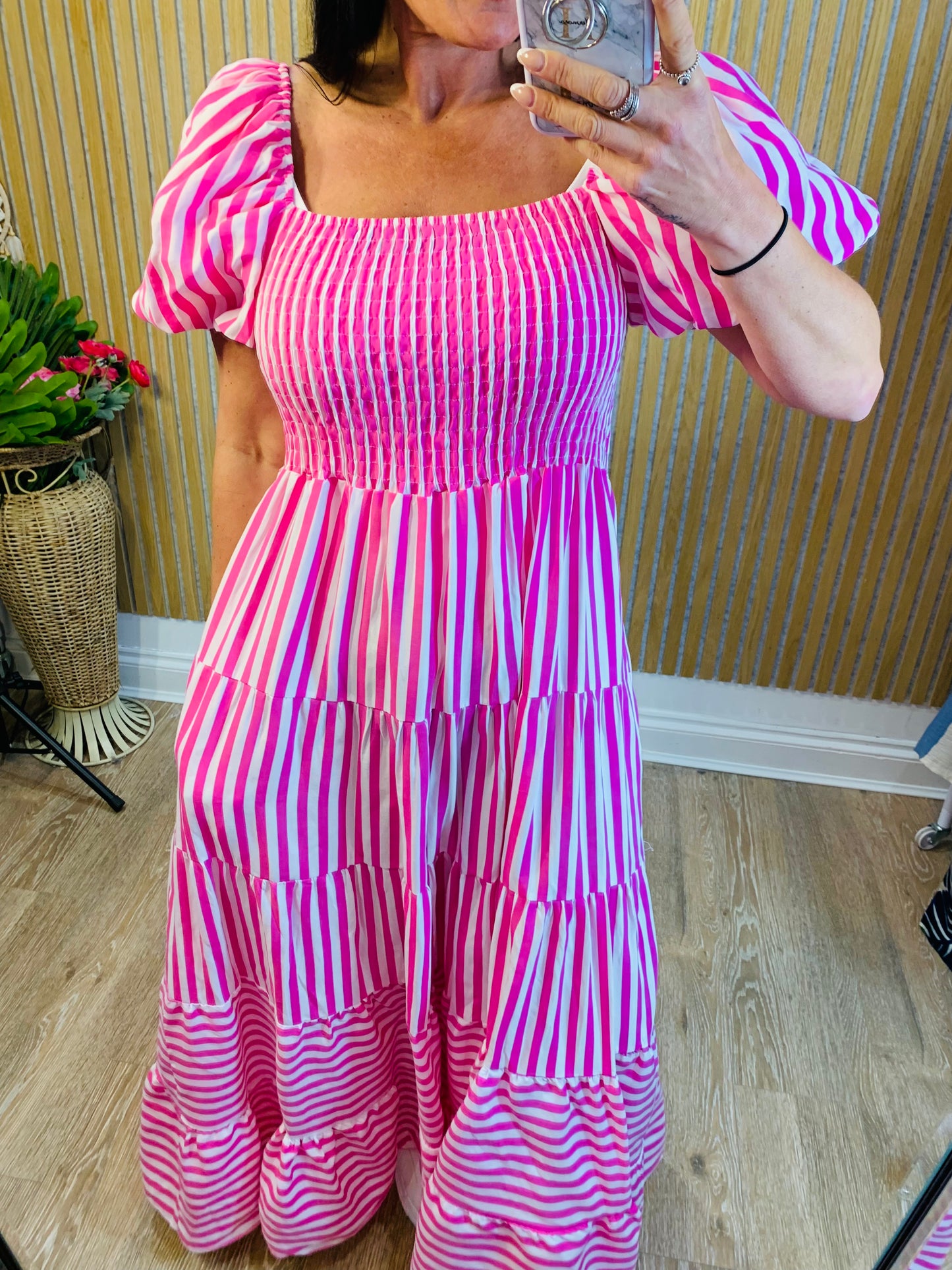 Candy Stripe Maxi Dress
